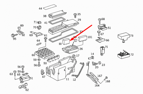 NEW MB C-CLASS W202 LIGHT FLASHER WIPER RELAY A2018210247 ORIGINAL