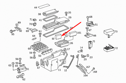 NEW MB C-CLASS W202 LIGHT FLASHER WIPER RELAY A2018210247 ORIGINAL