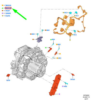 new ford puma speed sensor assy 2665123 original