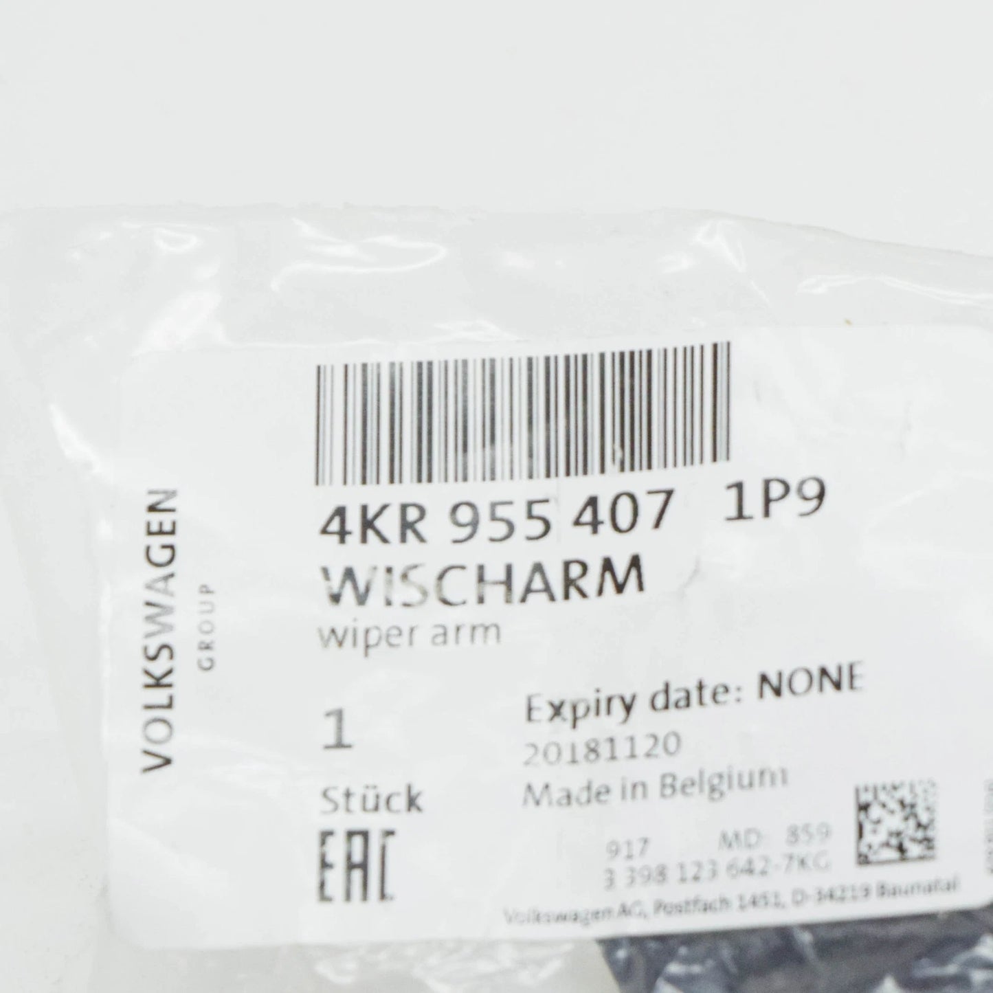 NEW AUDI E-TRON GEN FRONT LEFT WIPER ARM RHD 4KR9554071P9 ORIGINAL