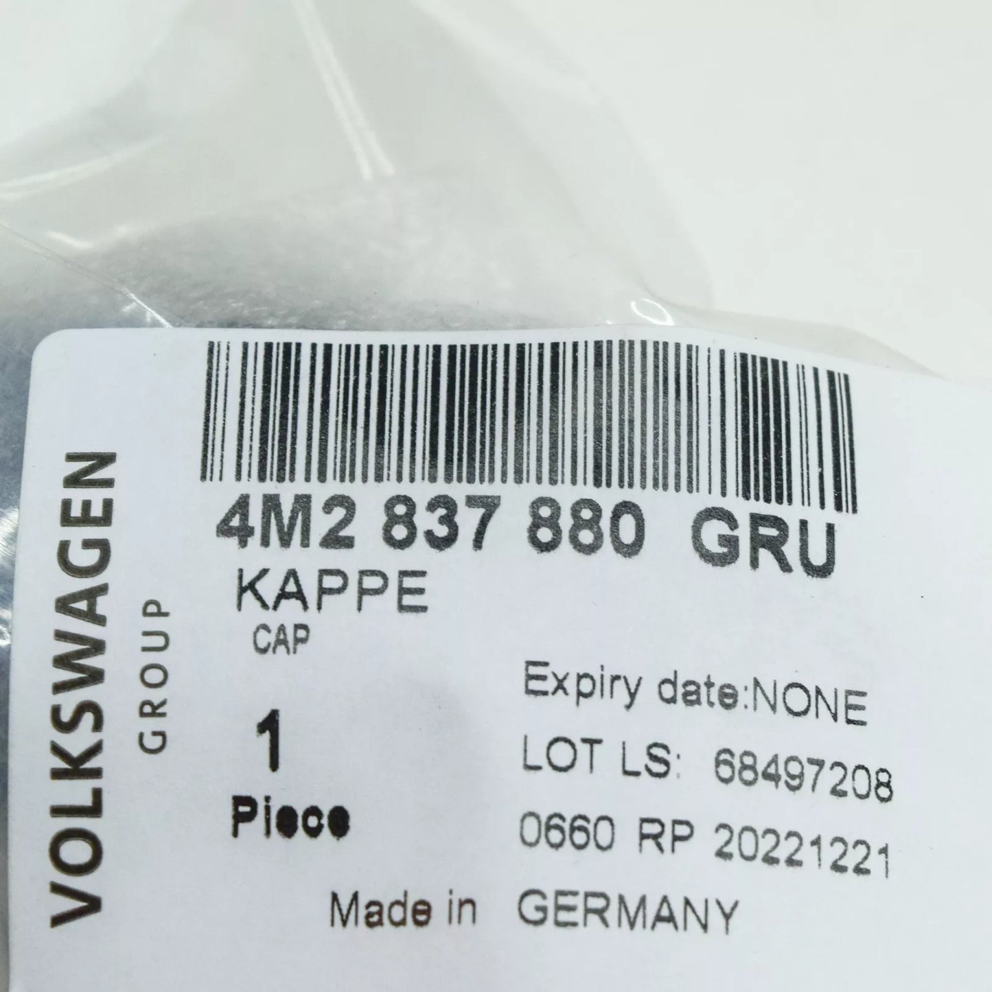 NEW AUDI Q7 4M FRONT RIGHT DOOR HANDLE LOCK BARREL TRIM RHD 4M2837880GRU