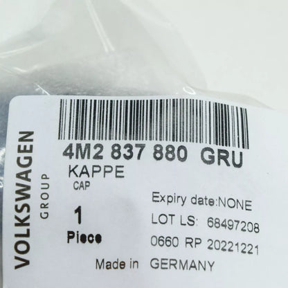 NEW AUDI Q7 4M FRONT RIGHT DOOR HANDLE LOCK BARREL TRIM RHD 4M2837880GRU