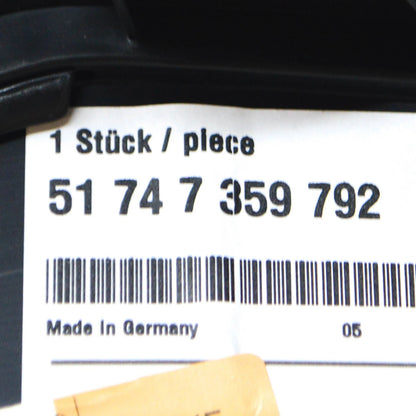 NEW BMW 7 G11 RIGHT BRAKE AIR DUCT 51747359792 7359792 2016 ORIGINAL