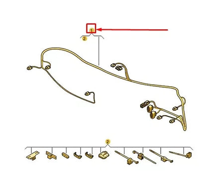 AUDI Q4 E-TRON Front Parking Aid Wiring 89A971085 NEW