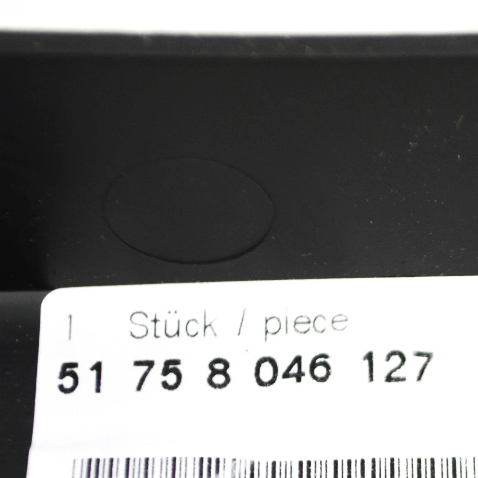 NEW BMW 1 E82 M FRONT BUMPER LEFT PRESSURE LIP SEAL 51758046127 ORIGINAL