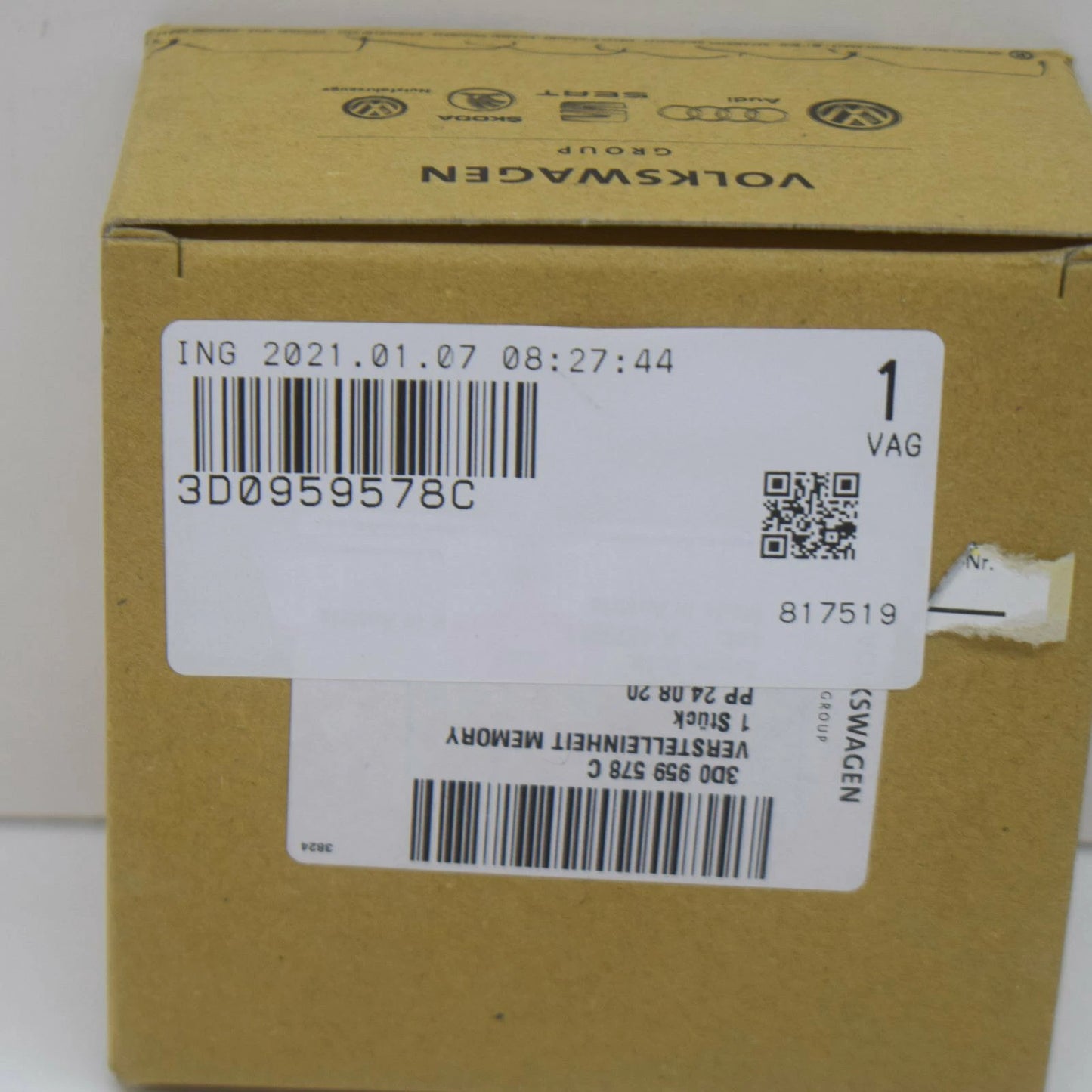 NEW VW TOUAREG 7L FRONT DOOR MIRROR ADJUSTING UNIT WITH MOTOR 3D0959578C