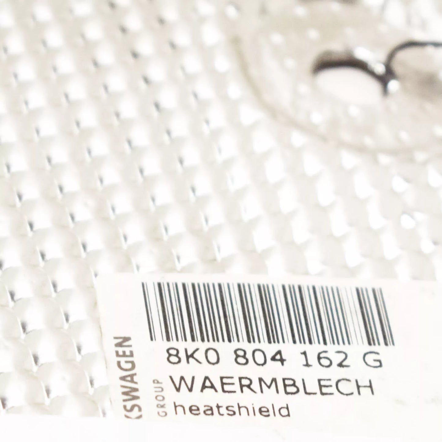 NEW AUDI A4 B9 RIGHT SIDE MEMBER HEAT SHIELD 8K0804162G