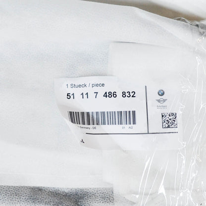 NEW BMW 7 G11 FRONT BUMPER CENTER AIR INTAKE GRILLE 51117486832 ORIGINAL