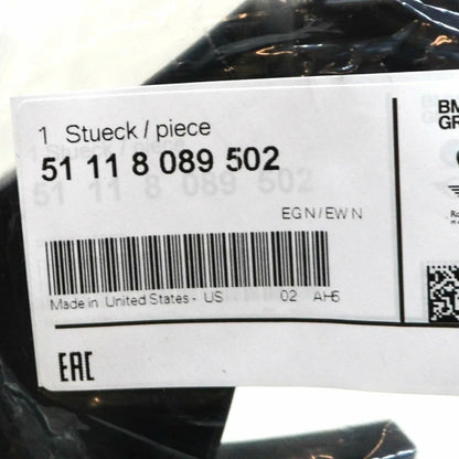 NEW BMW X5 G05 FRONT M BUMPER RIGHT AIR CURTAIN DUCT 51118089502 ORIGINAL