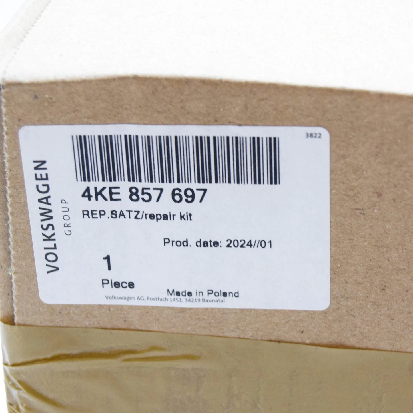 NEW AUDI E-TRON GEN LEFT DIGITAL EXTERIOR MIRROR REPAIR SET 4KE857697 ORIGINAL