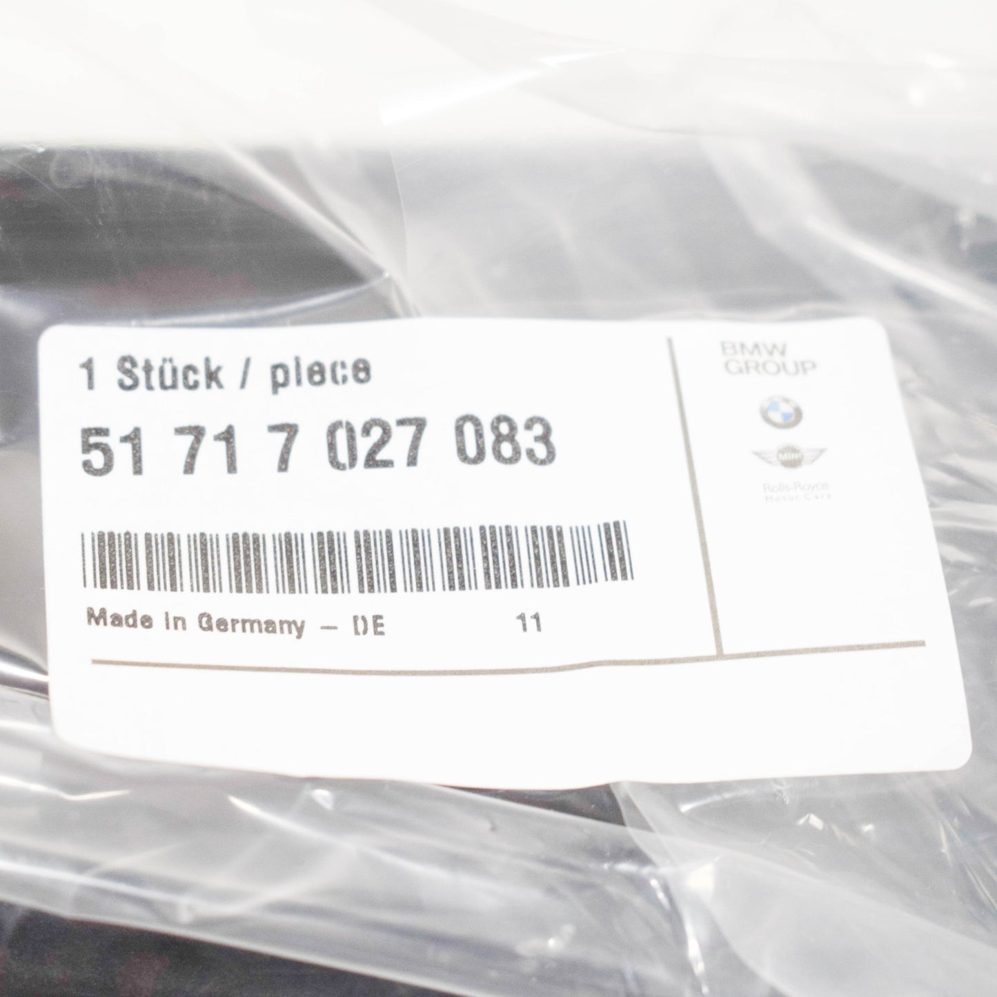 new bmw 5 e60 front windshield cowl panel 51717027083 7027083 original