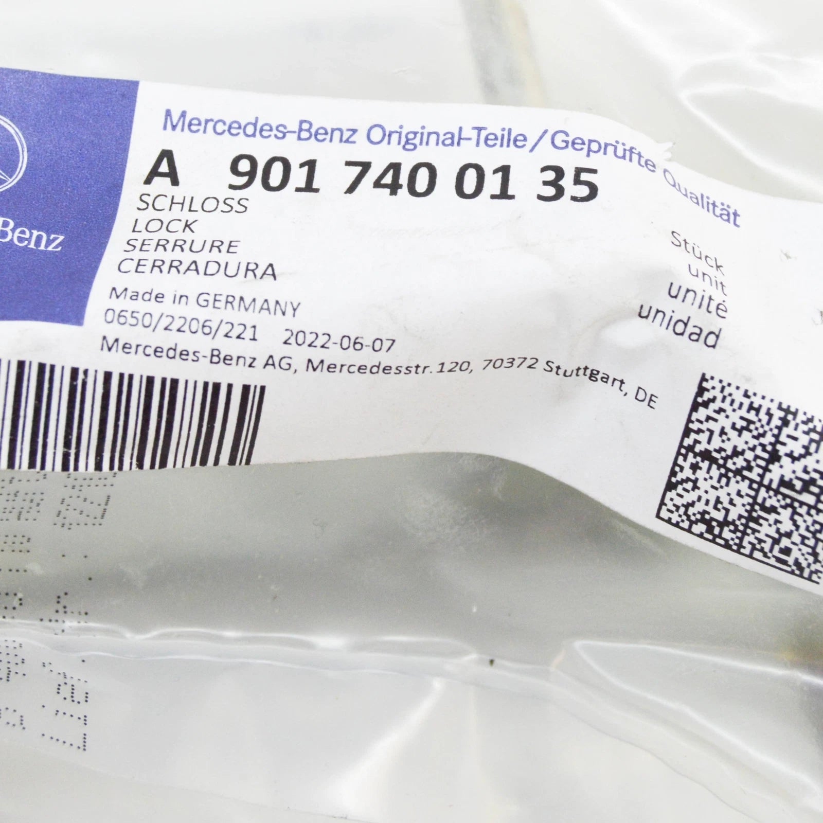 NEW MERCEDES-BENZ SPRINTER 903 REAR PANEL DOOR LOCK A9017400135 ORIGINAL