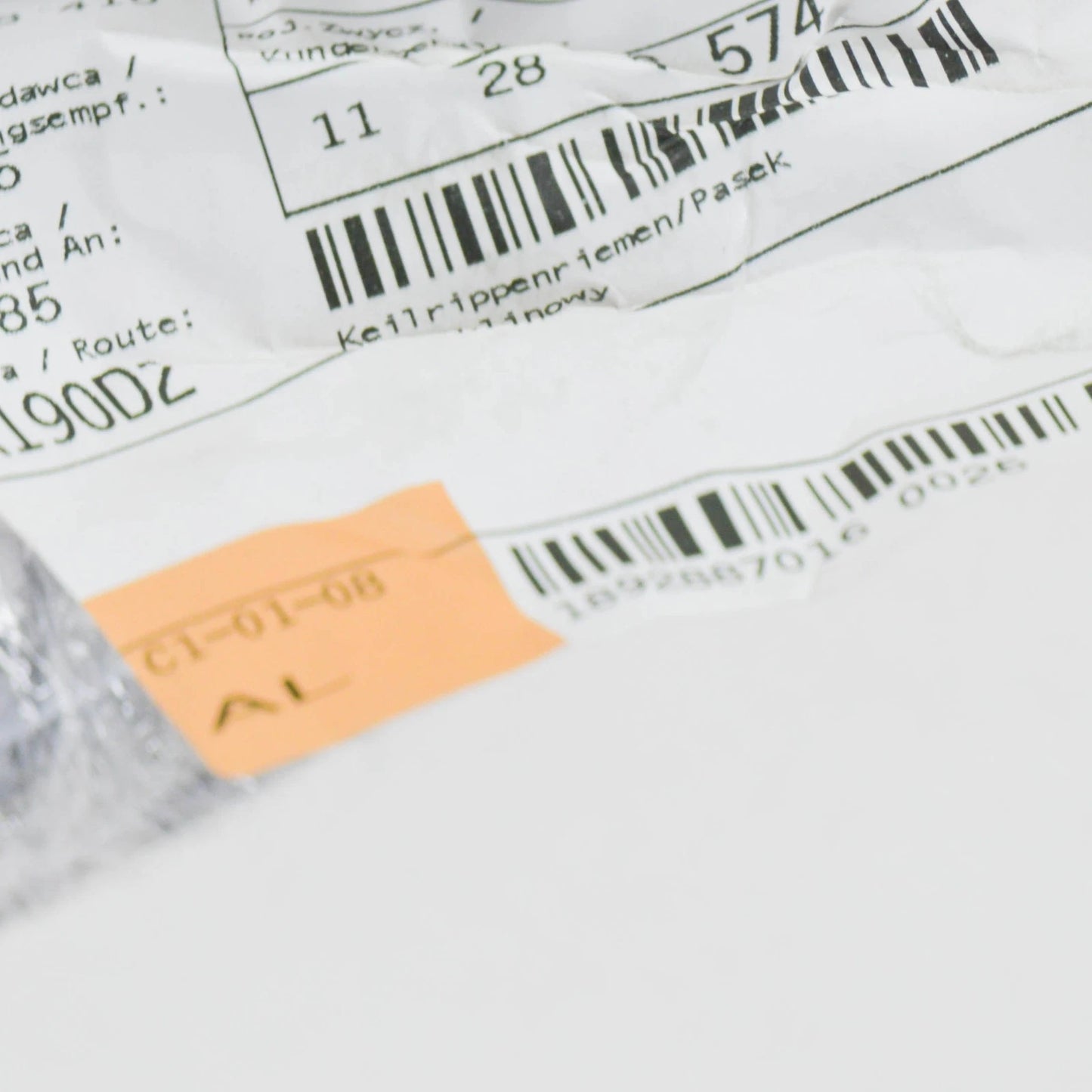 NEW BMW 1 E81 V RIBBED BELT 6 DPK X 1817 11288574958 8574958 ORIGINAL