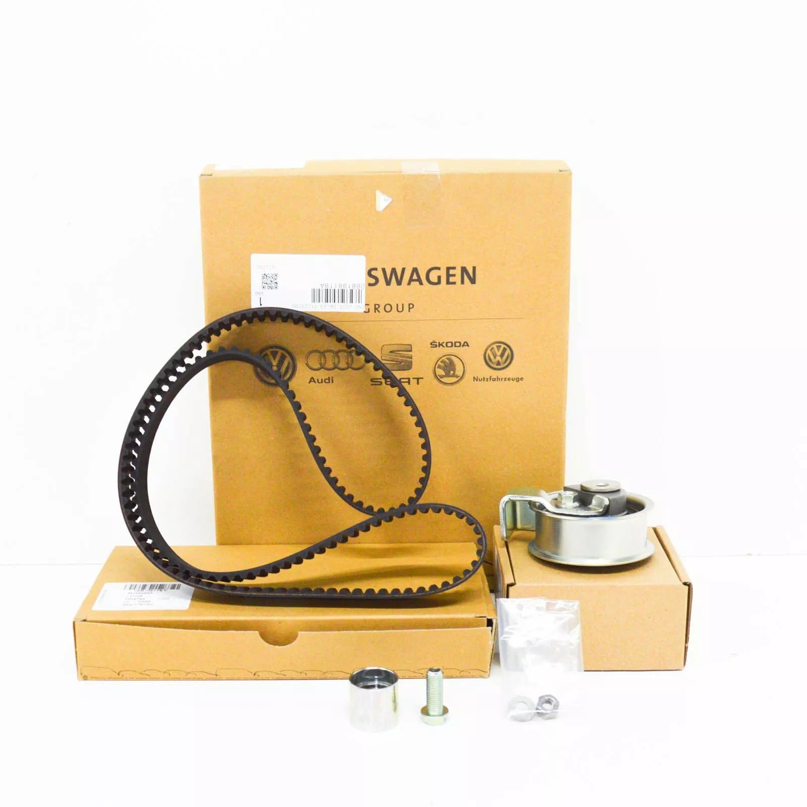 NEW AUDI A4 B6 TIMING BELT KIT WATER PUMP TENSIONER PULLEY 06B198119A ORIGINAL