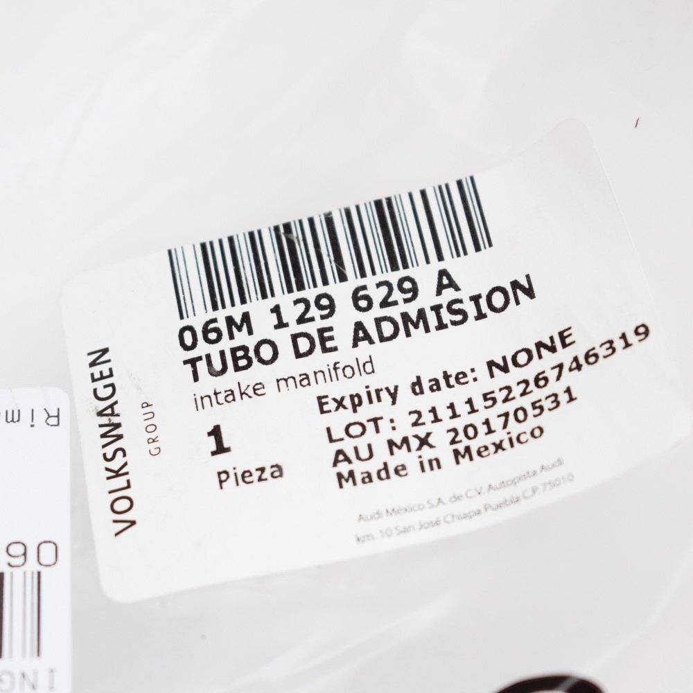 NEW AUDI Q5 8R AIR INTAKE TUBE 06M129629A 3.0 PETROL ORIGINAL