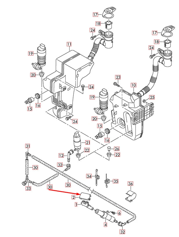 NEW VW GOLF MK6 LEFT HEADLIGHT WASHER COVER 5K0955109AGRU ORIGINAL