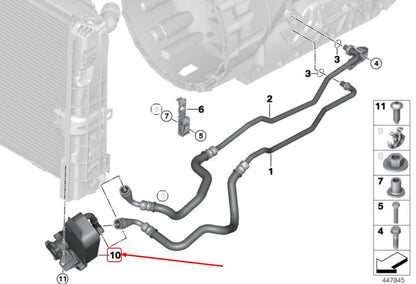 NEW BMW 1 E87 HEAT EXCHANGER 17217529499 7529499 ORIGINAL