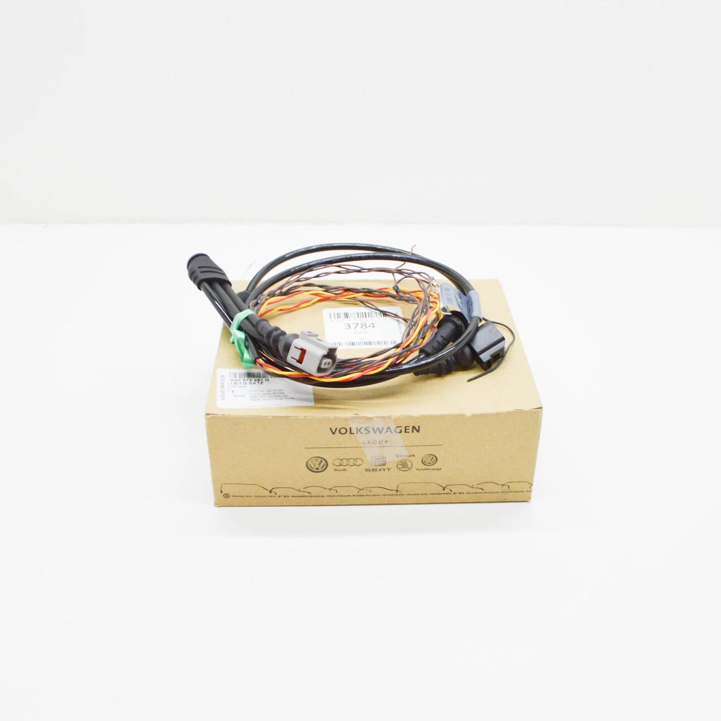 NEW AUDI A6 C7 FRONT LEFT SPEED SENSOR WIRING SET 4G0972251G ORIGINAL