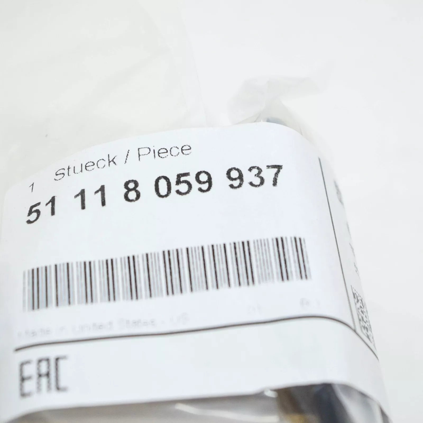 NEW BMW X5 F15 LEFT SIDE M SPRAY NOZZLE COVER CAP 8059937 51118059937 ORIGINAL