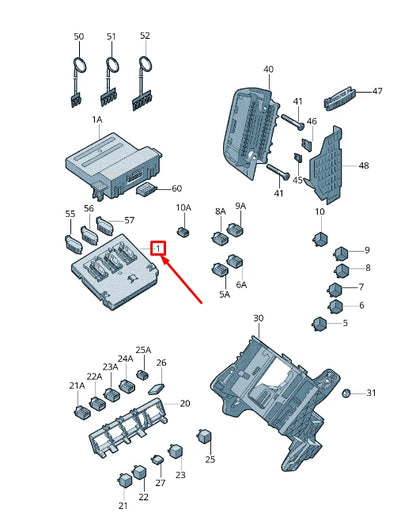 NEW VW SHARAN 7N GATEWAY CONTROL UNIT 7N0907530BGZ04 ORIGINAL