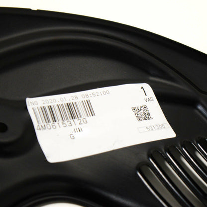NEW AUDI Q5 FY FRONT RIGHT BRAKE DISC SPLASH SHIELD 4M0615312G ORIGINAL