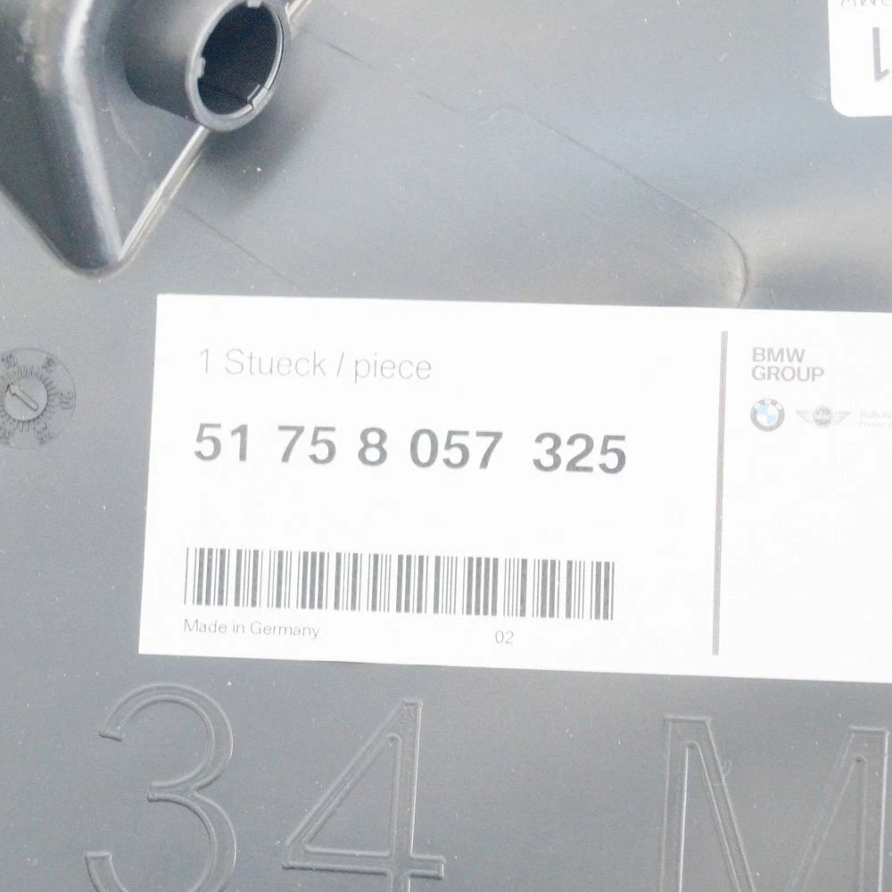 NEW BMW 3 GT F34 FRONT WHEEL MUD SPLASH COVER M 51758057325 ORIGINAL