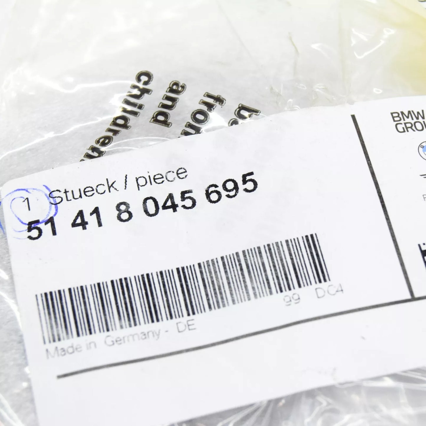 NEW BMW 3 E90 FRONT DOOR LOUDSPEAKER COVER 8045695 51418045695 ORIGINAL