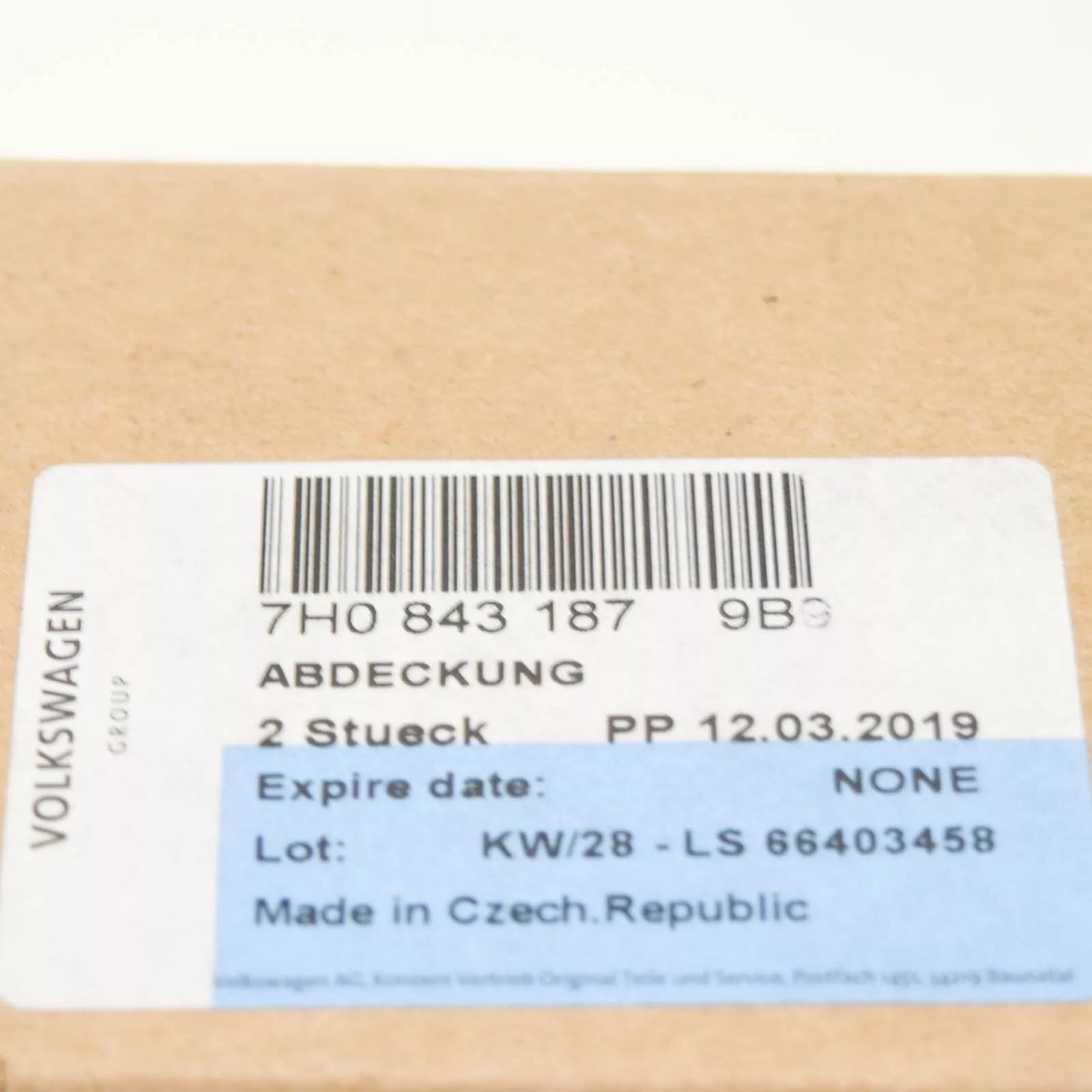 NEW VW TRANSPORTER T5 LEFT SLIDING DOOR ACTUATOR COVER 7H08431879B9 ORIGINAL