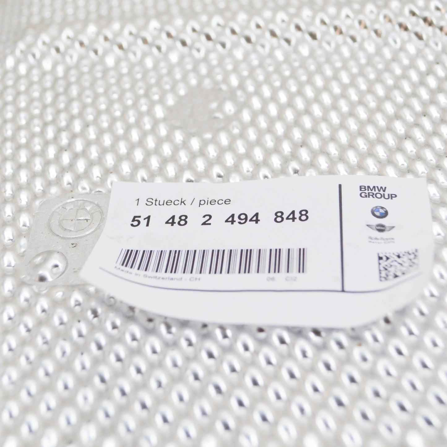 NEW BMW 3 E46 REAR SILENCER HEAT INSULATOR 51482494848 2494848 ORIGINAL