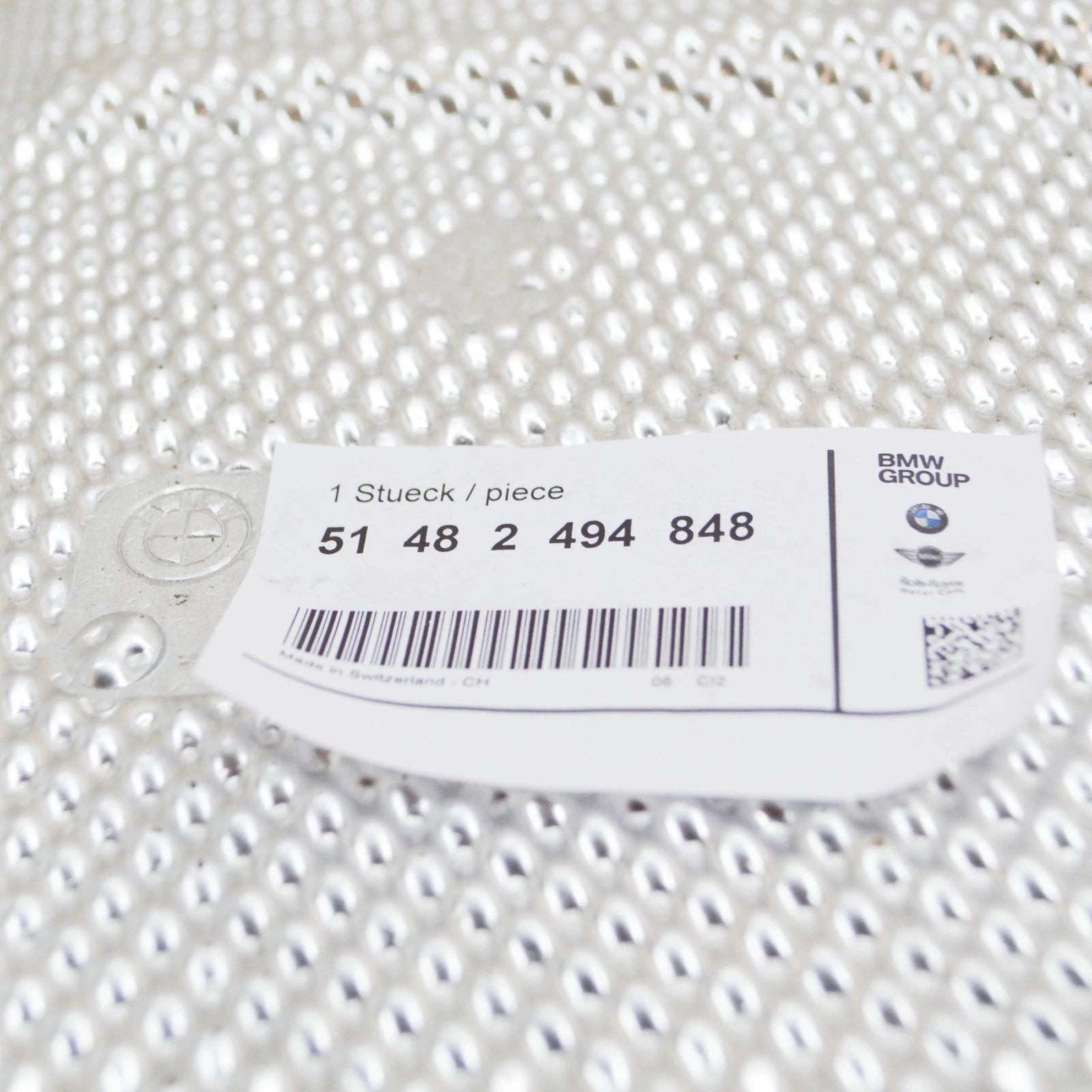 NEW BMW 3 E46 REAR SILENCER HEAT INSULATOR 51482494848 2494848 ORIGINAL