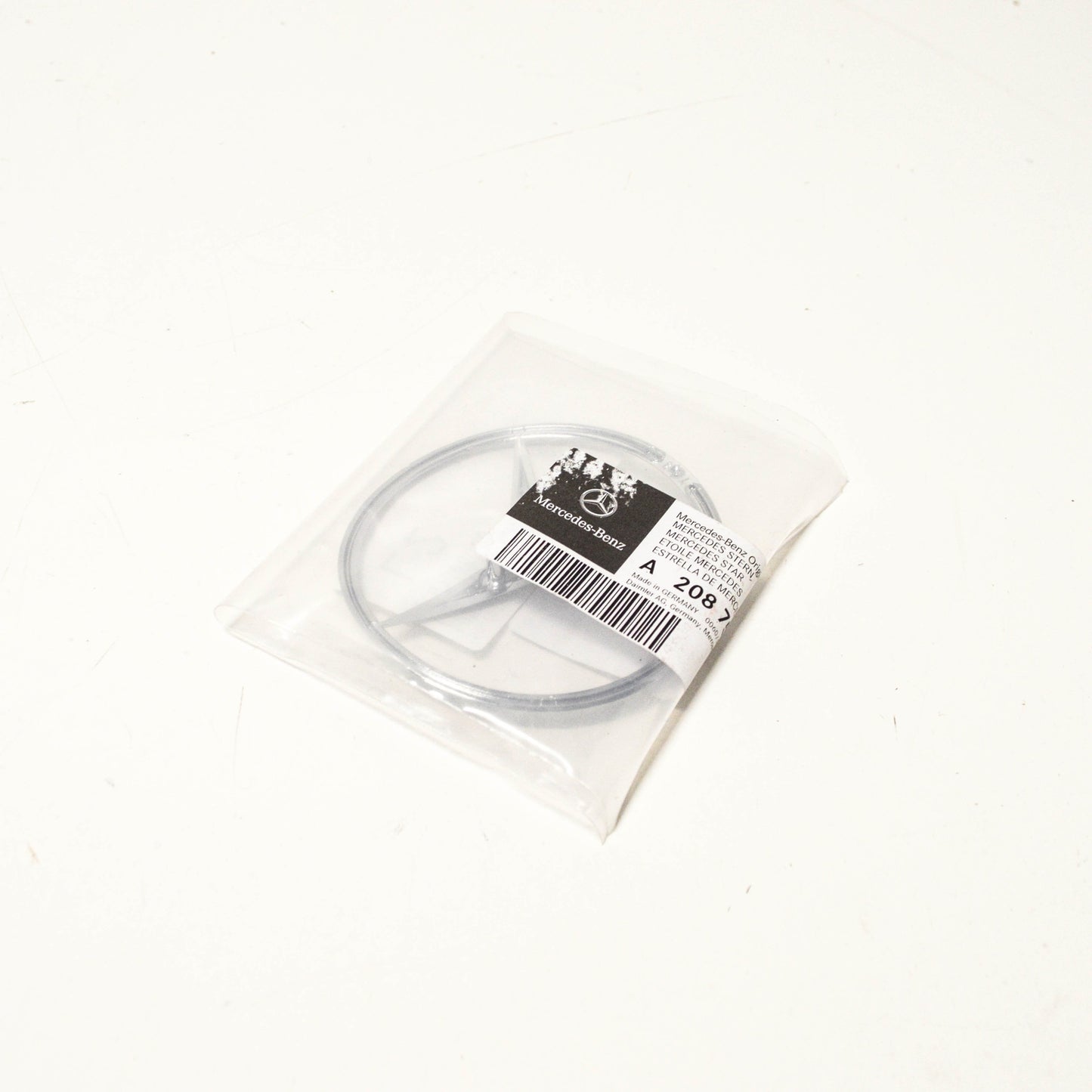 NEW MERCEDES-BENZ CLK C208 TRUNK LID BADGE EMBLEM A2087580058 2001 ORIGINAL