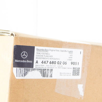 NEW MERCEDES-BENZ VITO W447 RIGHT FOOTWELL TRIM LHD A44768002069051 ORIGINAL