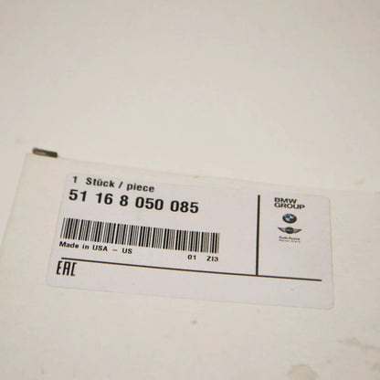 NEW BMW M5 F10 FRONT LEFT DOOR MIRROR GLASS LHD 51168050085 ORIGINAL