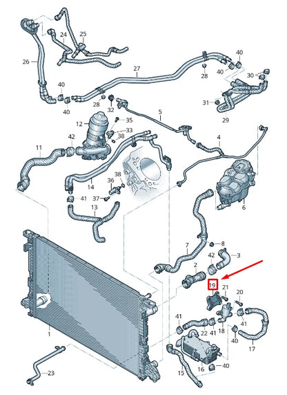 NEW AUDI A8 4N SOLENOID VALVE BRACKET 4N0121305R