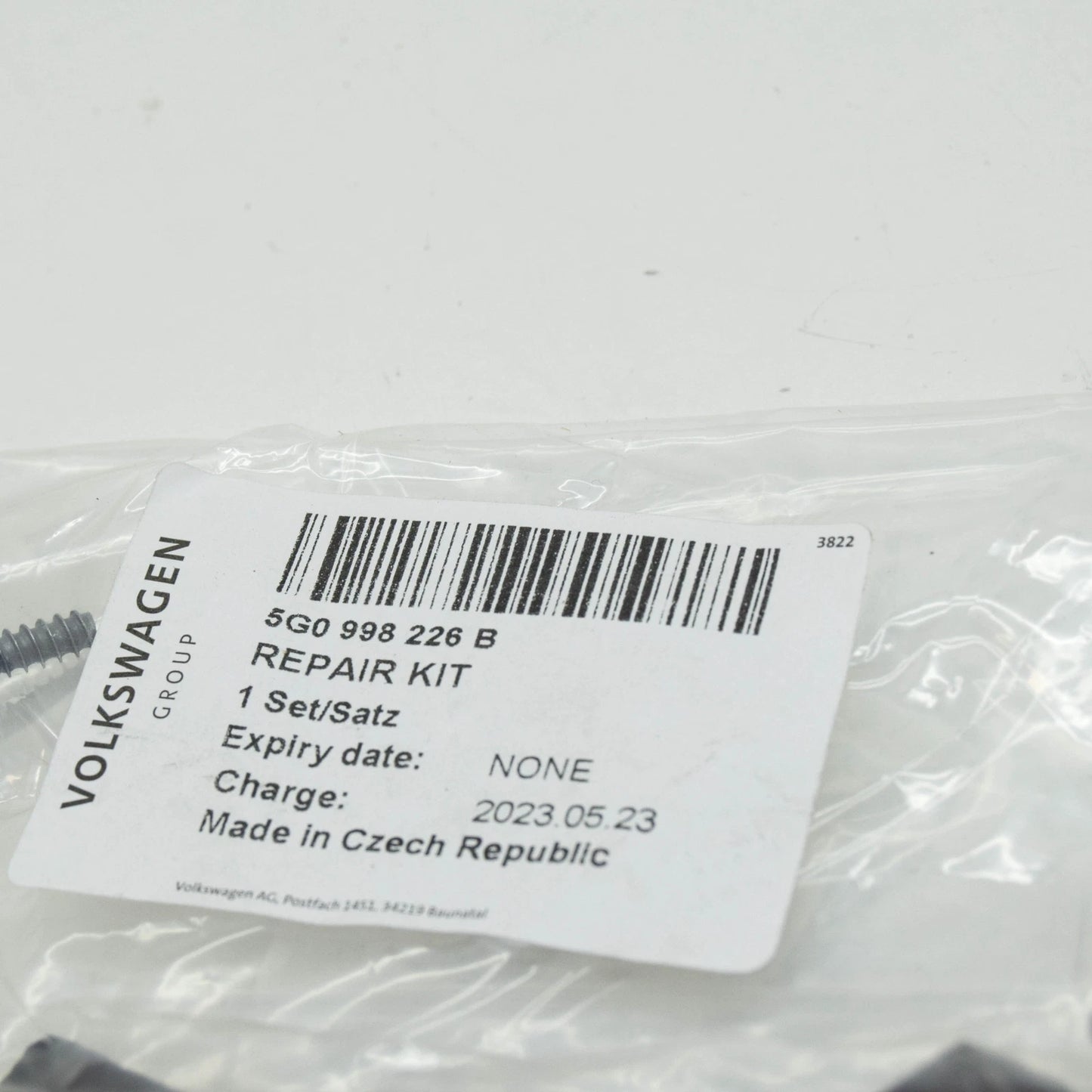 NEW VW GOLF MK7 BV5 FRONT RIGHT HEADLIGHT BRACKET REPAIR KIT 5G0998226B ORIGINAL