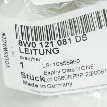 NEW AUDI A5 SPORTBACK F5 ENGINE BREATHER LINE 8W0121081DS ORIGINAL