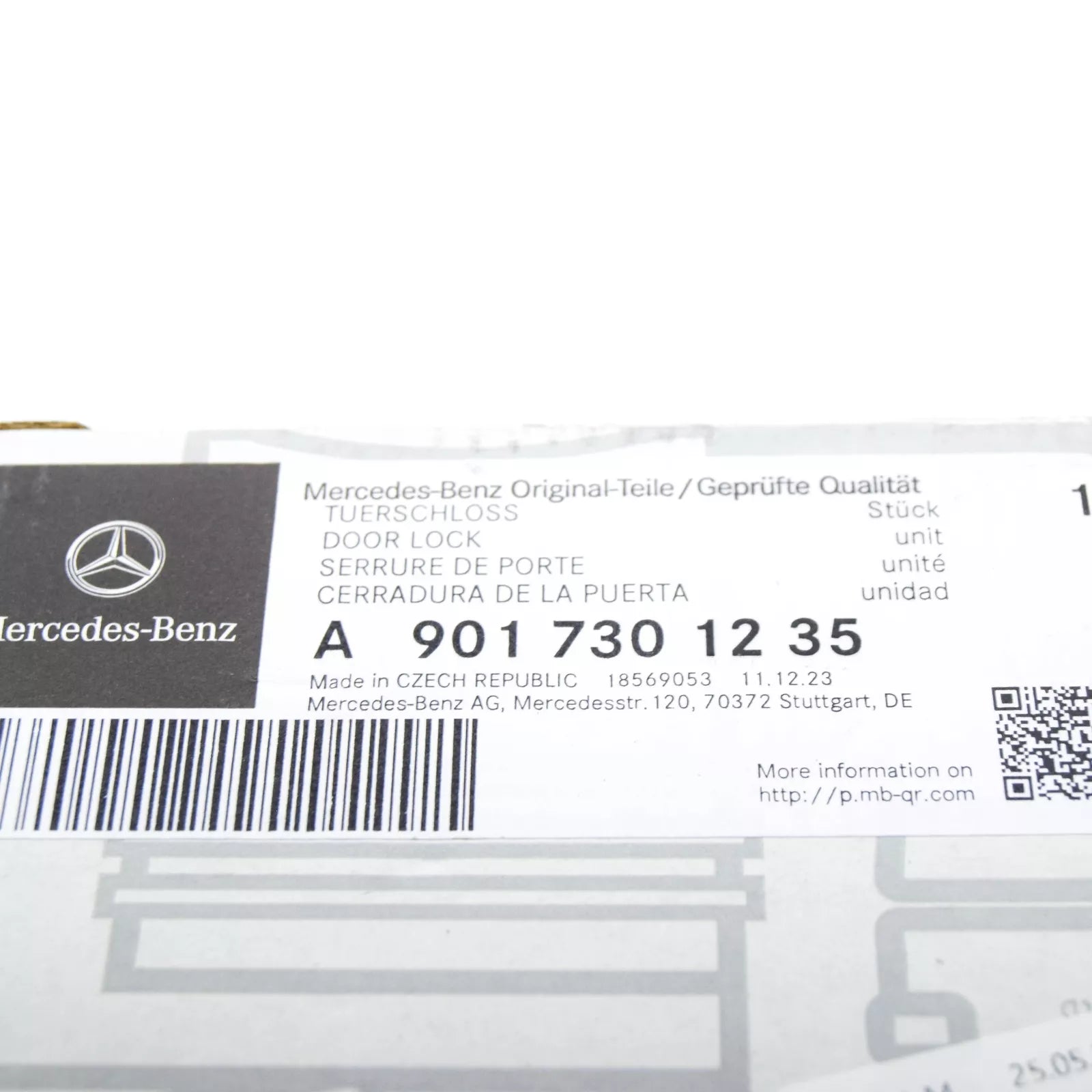 NEW MB SPRINTER W903 LEFT SIDE SLIDING DOOR LOCK A9017301235 ORIGINAL