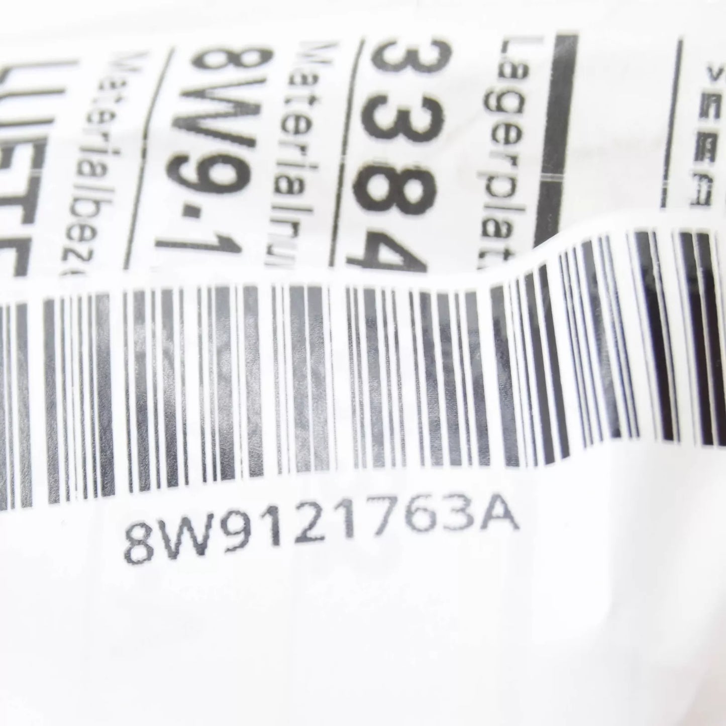 NEW AUDI TT FV FRONT LEFT BUMPER AIR GUIDE 8W9121763A ORIGINAL