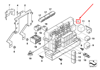 new bmw 3 e90 front power distribution box 61146978271 6978271 original