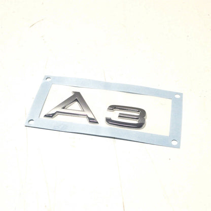 NEW AUDI A3 8P REAR LETTERING BADGE EMBLEM A3 8P08537412ZZ ORIGINAL