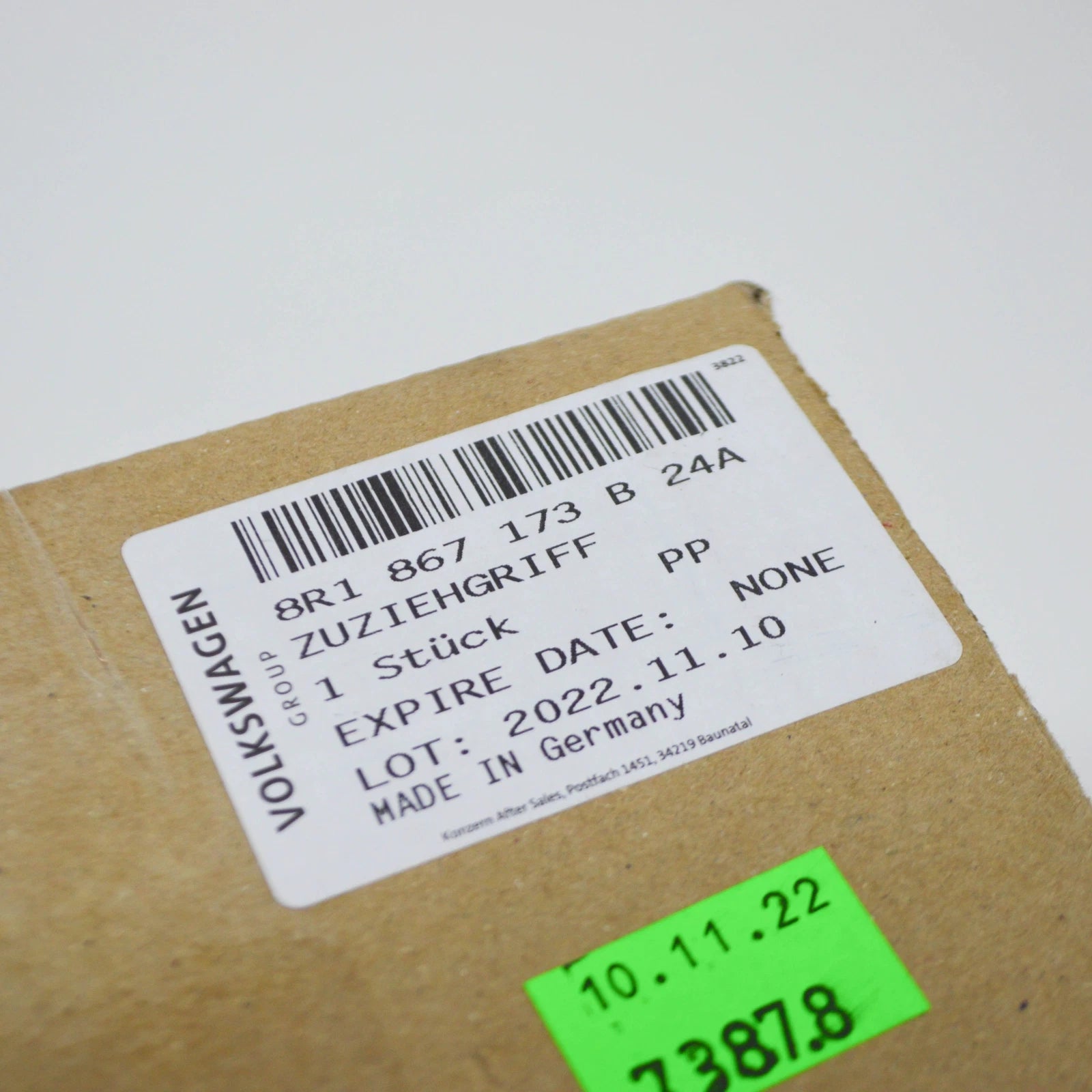 NEW AUDI Q5 8R FRONT LEFT INTERIOR DOOR ARMREST LHD 8R1867173B24A ORIGINAL