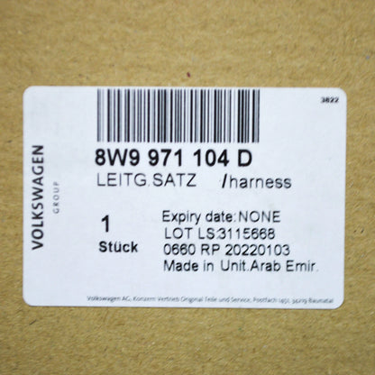 NEW AUDI A4 S4 B9 FRONT BUMPER PDC PARKING AID WIRING HARNESS 8W9971104D