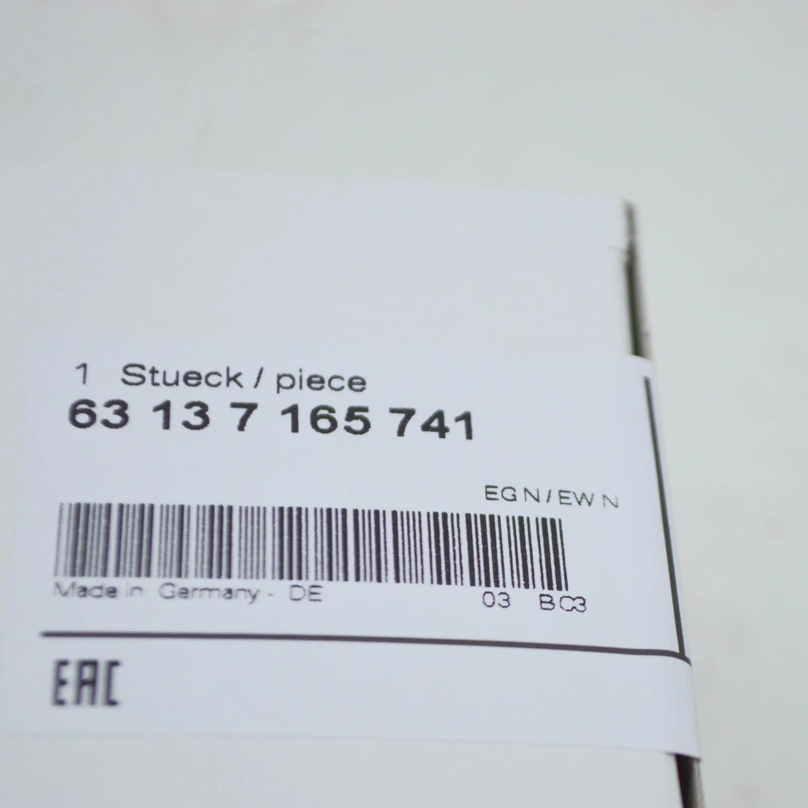 NEW BMW 5 E60 FRONT LEFT WING FENDER TURN INDICATOR 63137165741 7165741 ORIGINAL