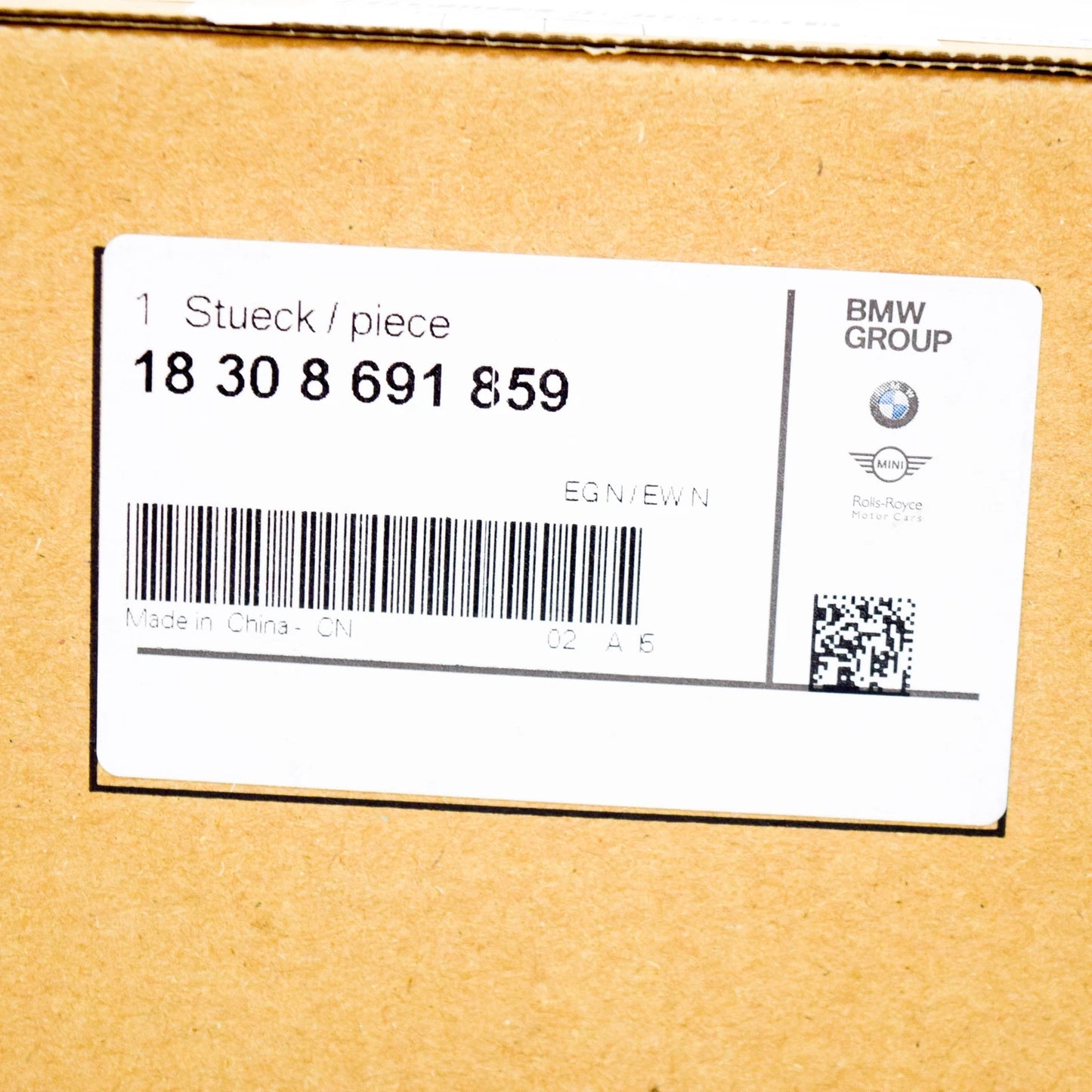 NEW BMW X3 G01 BLACK CHROME TAILPIPE TRIM 18308691859 8691859 ORIGINAL