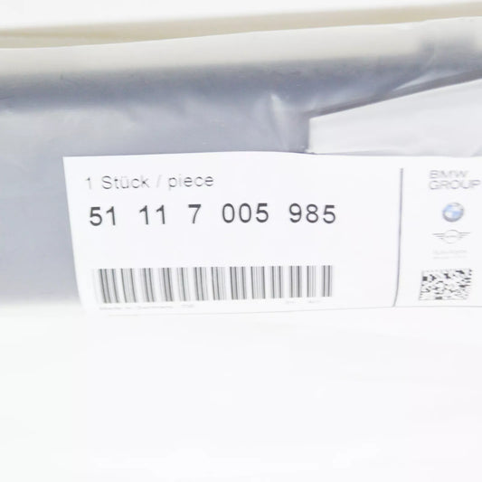 NEW BMW 5 E39 FRONT BUMPER STRIP GUARD TRIM CENTER 51117005985 ORIGINAL