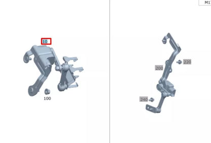 NEW MERCEDES-BENZ E W213 REAR RIGHT HEIGHT LEVEL SENSOR A2139056807 ORIGINAL