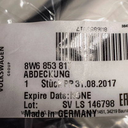 NEW AUDI A5 8W6 FRONT LEFT WHEEL COVER 8W6853817 ORIGINAL