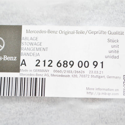 NEW MERCEDES BENZ E W212 STORAGE COMPARTMENT CUP HOLDER A2126890091 ORIGINAL