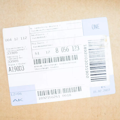 NEW BMW 5 GT F07 REAR M BUMPER LOWER DIFFUSER TRIM 51128056123 8056123 ORIGINAL