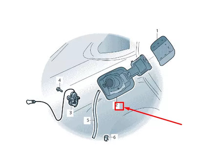 NEW AUDI Q2 GA FUEL FILLER FLAP INSERT 81A809906A 2017 21570324